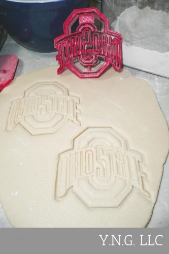 OHIO STATE BUCKEYES FOOTBALL LOGO NCAA D1 SPECIAL COOKIE CUTTER USA PR925