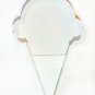 ICE CREAM ONE SCOOP WAFFLE CONE OUTLINE BIRTHDAY PARTY COOKIE CUTTER USA PR922