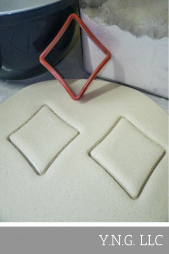 DIAMOND PLAYING CARDS POKER BLACKJACK SOLITAIRE RUMMY COOKIE CUTTER USA PR900