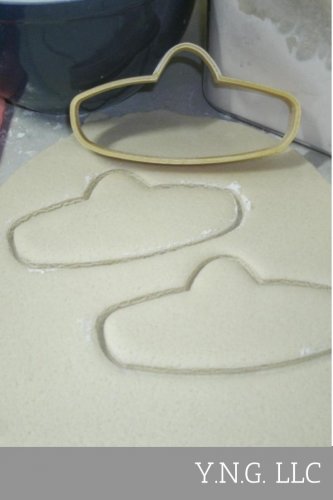 SOMBRERO WIDE BRIMMED HAT STRAW WEATHER SHIELD MEXICO COOKIE CUTTER USA PR889