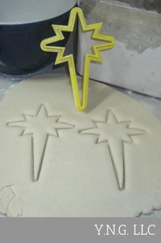 BETHLEHEM STAR NATIVITY SCENE CHRISTMAS GOSPEL MATTHEW COOKIE CUTTER USA PR886
