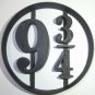 PLATFORM 9 3/4 NINE AND THREE-QUARTERS HARRY POTTER HOGWARTS COOKIE CUTTER PR882