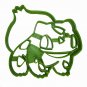 BULBASAUR GRASS POISON TYPE POKEMON GREEN SEED COOKIE CUTTER BAKING USA PR867