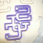SAINT JOSEPHS COLLEGE SJC BLOCK LETTERS SPECIAL OCCASION COOKIE CUTTER USA PR857