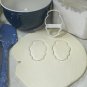 SKULL WITH BUN FEMALE WOMAN HALLOWEEN TATTOO VINTAGE COOKIE CUTTER USA PR852