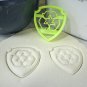 ROCKY BADGE SHIELD TAG LOGO PAW PATROL SHOW HEROIC DOG COOKIE CUTTER USA PR850