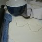 COFFEE MUG CUP ESPRESSO CAPPUCCINO LATTE SPECIAL COOKIE CUTTER USA PR844