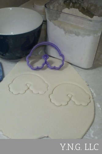 RAINBOW SKY MAGIC COLORS COLORFUL WEATHER COOKIE CUTTER FONDANT TOOL USA PR841
