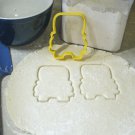 SCHOOL YELLOW BUS FRONT VIEW STUDENT TRANSPORTATION COOKIE CUTTER USA PR836
