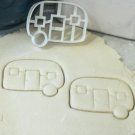 CAMPER TRAILER TRAVEL ADVENTURE CAMPING VINTAGE COOKIE CUTTER USA PR831