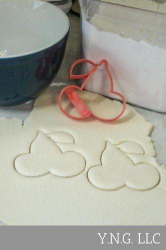 CHERRY CHERRIES FRUIT TREE PLANT SPECIAL OCCASION BAKING COOKIE CUTTER USA PR830