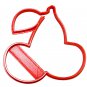 CHERRY CHERRIES FRUIT TREE PLANT SPECIAL OCCASION BAKING COOKIE CUTTER USA PR830
