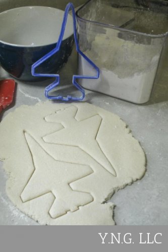 F16 AIRPLANE MILITARY FIGHTER JET BAKING TOOL COOKIE CUTTER MADE IN USA PR97