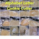 Y LETTER ALPHABET COOKIE CUTTER FONDANT LETTER SPECIAL OCCASION 3D PRINTED - USA PR107Y