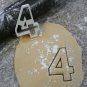 4 NUMBER FOUR COOKIE CUTTER FONDANT LETTER SPECIAL OCCASION 3D PRINTED USA PR108-4