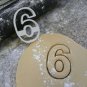 6 NUMBER SIX COOKIE CUTTER FONDANT LETTER SPECIAL OCCASION 3D PRINTED - USA PR108-6