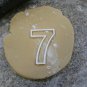 7 NUMBER SEVEN COOKIE CUTTER FONDANT SPECIAL OCCASION 3D PRINTED - USA PR108-7