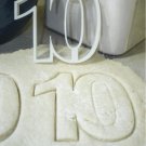 NUMBER 10 TEN BIRTHDAY ANNIVERSARY EVENT SPECIAL OCCASION COOKIE CUTTER PR108-10