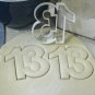 NUMBER 13 THIRTEEN LUCKY FRIDAY BIRTHDAY ANNIVERSARY COOKIE CUTTER USA PR108-13