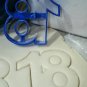 NUMBER 18 EIGHTEEN BIRTHDAY ANNIVERSARY SPORT CELEBRATION COOKIE CUTTER PR108-18