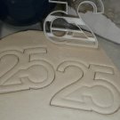 NUMBER 25 TWENTY FIVE BIRTHDAY ANNIVERSARY EVENT COOKIE CUTTER USA PR108-25