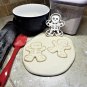 GINGERBREAD SKELETON MAN BODY BONE BONES HALLOWEEN COOKIE CUTTER USA PR113