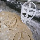 CRACKED SKULL HALLOWEEN COOKIE CUTTER FONDANT MADE IN USA PR114