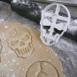 CRACKED SKULL HALLOWEEN COOKIE CUTTER FONDANT MADE IN USA PR114