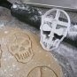 CRACKED SKULL HALLOWEEN COOKIE CUTTER FONDANT MADE IN USA PR114