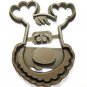 Reindeer Deer Head Kids Cartoon Animal Character Christmas Winter Cookie Cutter USA PR121