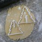 3D Christmas Tree 2 pc Cookie Cutter Special Occasion 3D Printed Made in USA PR124