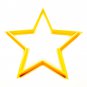 STAR CHRISTMAS SHAPE NIGHT SKY SPECIAL OCCASION COOKIE CUTTER USA PR175