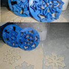 Snowflake Snow Winter Holiday Christmas 2 piece Cookie Cutter USA PR178