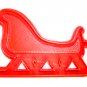 SMALL SLEIGH SANTA CHRISTMAS HOLIDAY WINTER SPECIAL COOKIE CUTTER USA PR180S