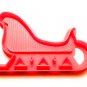 LARGE SLEIGH HOLIDAY CHRISTMAS SANTA WINTER SPECIAL COOKIE CUTTER USA PR180L