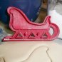 LARGE SLEIGH HOLIDAY CHRISTMAS SANTA WINTER SPECIAL COOKIE CUTTER USA PR180L