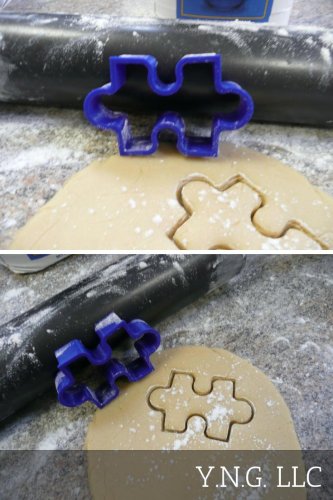 Puzzle Cookie Cutter Special Occasion 3D Printed Made USA PR184
