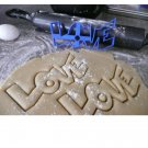 Love Word Valentine's Day Special Occasion Cookie Cutter Baking Tool Made in USA PR210