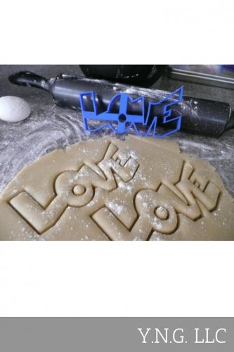 Love Word Valentine's Day Special Occasion Cookie Cutter Baking Tool Made in USA PR210