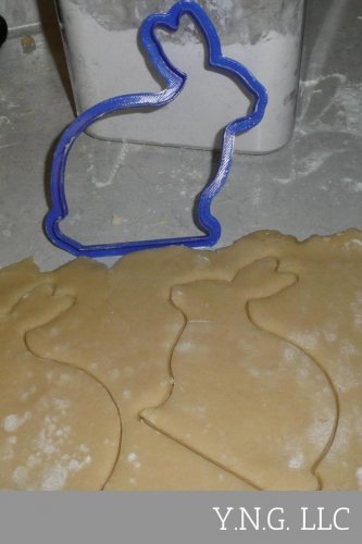 Large Easter Bunny Cookie Cutter Holiday Special Occasion 3D PR217