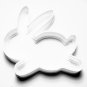 Jumping Easter Bunny Rabbit Spring Holiday Cookie Cutter USA PR221
