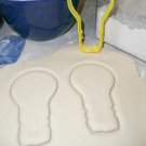 Light Bulb Electric Special Occasion Cookie Cutter Baking Tool Made In USA PR247