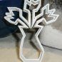 Flowers In A Vase Special Occasion Cookie Cutter Baking Tool Made in USA PR254