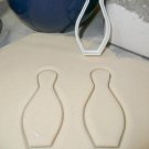 Bowling Pin Sport Bowl Special Occasion Cookie Cutter Baking Tool Made in USA PR256