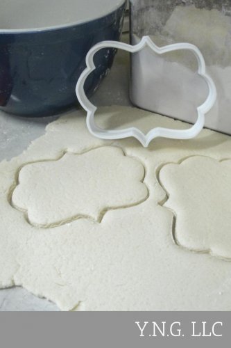 Plaque Frame Decorative Fancy Border Special Occasion Cookie Cutter Baking Tool Made in USA PR276