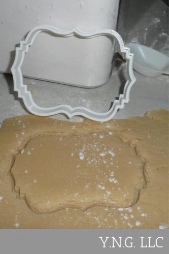 Plaque Frame Border Special Occasion Cookie Cutter Baking Tool Made in USA PR278