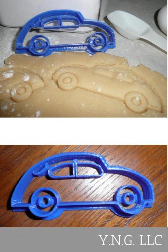 Classic Car Cookie Cutter Baking Tool Special Occasion Made In USA PR284