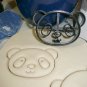 Panda Bear Face Bamboo Eating Animal Special Occasion Cookie Cutter Baking Tool Made In USA PR288