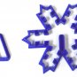 3D Snowflake Christmas Cookie Cutter Baking Tool Holiday Special Occasion Made In USA PR292