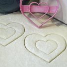 DOUBLE HEART LOVE SHOWER WEDDING ANNIVERSARY VALENTINE COOKIE CUTTER USA PR301